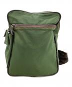 PRADAプラダ）の古着「ショルダーバッグ」｜グリーン×ブラウン