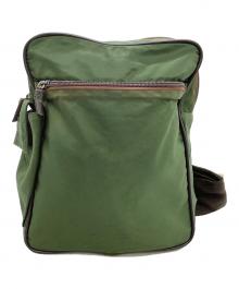 PRADA（プラダ）の古着「ショルダーバッグ」｜グリーン×ブラウン