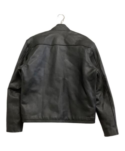 zawakita（ザワキタ）zawakita (ザワキタ) シングルライダースジャケット ブラック サイズ:3XLの古着・服飾アイテム