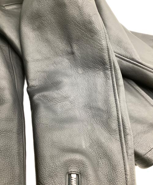 zawakita（ザワキタ）zawakita (ザワキタ) シングルライダースジャケット ブラック サイズ:3XLの古着・服飾アイテム