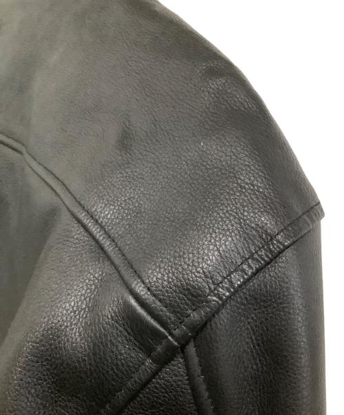 zawakita（ザワキタ）zawakita (ザワキタ) シングルライダースジャケット ブラック サイズ:3XLの古着・服飾アイテム