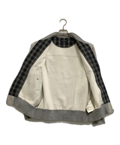 COMME des GARCONS（コムデギャルソン）COMME des GARCONS (コムデギャルソン) スウェット切替MA-1ブルゾン グレー×カーキ サイズ:Sの古着・服飾アイテム