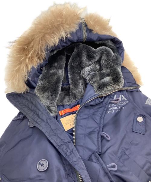 AVIREX（アヴィレックス）AVIREX (アヴィレックス) フライトジャケット ネイビー サイズ:Mの古着・服飾アイテム