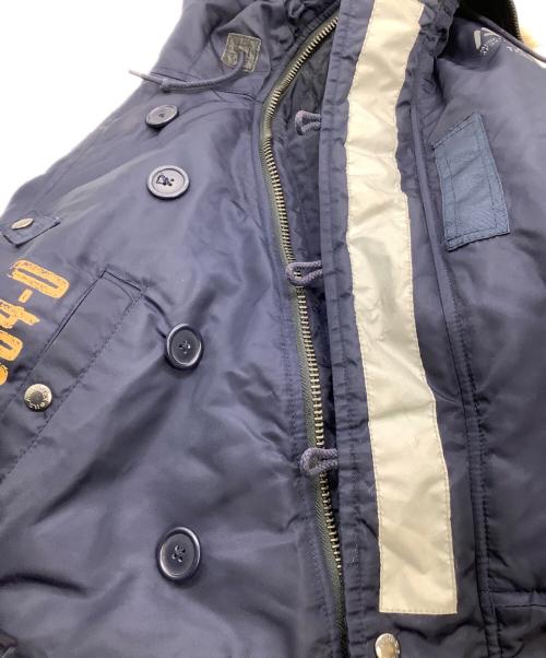 AVIREX（アヴィレックス）AVIREX (アヴィレックス) フライトジャケット ネイビー サイズ:Mの古着・服飾アイテム