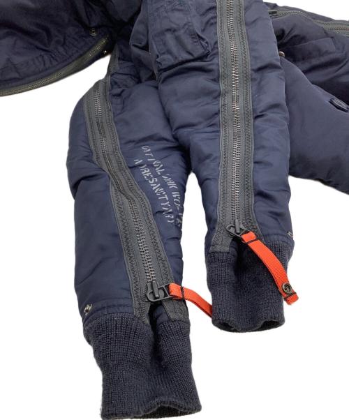 AVIREX（アヴィレックス）AVIREX (アヴィレックス) フライトジャケット ネイビー サイズ:Mの古着・服飾アイテム