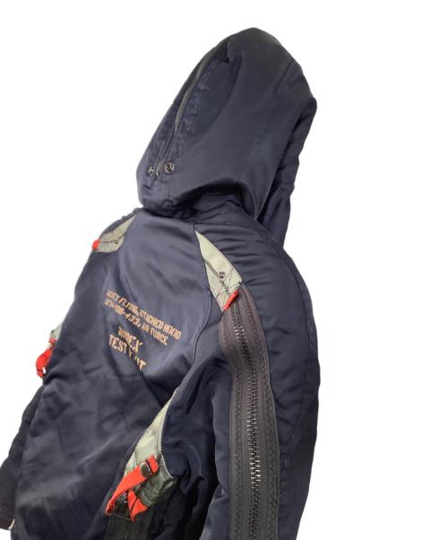 AVIREX（アヴィレックス）AVIREX (アヴィレックス) フライトジャケット ネイビー サイズ:Mの古着・服飾アイテム