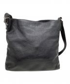 HIROFUヒロフ）の古着「レザーショルダーバッグ」｜ブラック