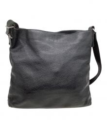 HIROFU（ヒロフ）の古着「レザーショルダーバッグ」｜ブラック