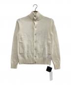 Zanoneザノーネ）の古着「スタンドカラーニットカーディガン」｜ホワイト