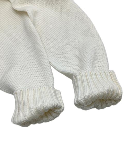 Zanone（ザノーネ）Zanone (ザノーネ) スタンドカラーニットカーディガン ホワイト サイズ:44 未使用品の古着・服飾アイテム