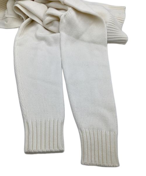 Zanone（ザノーネ）Zanone (ザノーネ) スタンドカラーニットカーディガン ホワイト サイズ:44 未使用品の古着・服飾アイテム