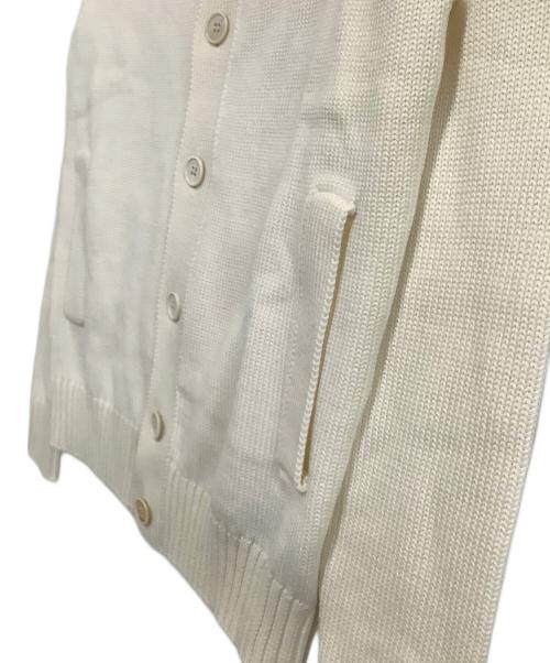 Zanone（ザノーネ）Zanone (ザノーネ) スタンドカラーニットカーディガン ホワイト サイズ:44 未使用品の古着・服飾アイテム