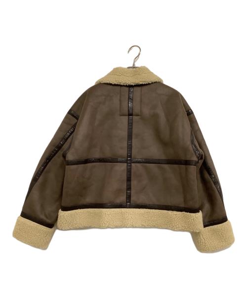 ALPHA（アルファ）ALPHA (アルファ) Snidel (スナイデル) ムートンジャケット ブラウン サイズ:１ 未使用品の古着・服飾アイテム