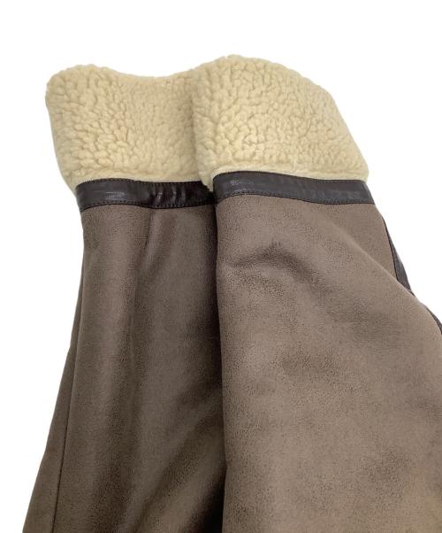 ALPHA（アルファ）ALPHA (アルファ) Snidel (スナイデル) ムートンジャケット ブラウン サイズ:１ 未使用品の古着・服飾アイテム