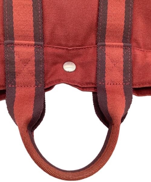 HERMES（エルメス）HERMES (エルメス) トートバッグ　フルートゥMM レッドの古着・服飾アイテム