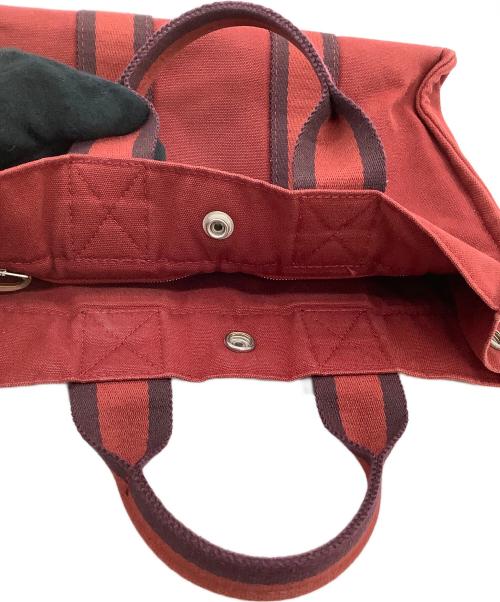 HERMES（エルメス）HERMES (エルメス) トートバッグ　フルートゥMM レッドの古着・服飾アイテム