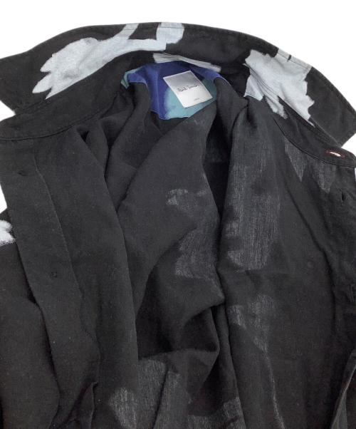 PAUL SMITH（ポールスミス）PAUL SMITH (ポールスミス) ノースリーブシャツ　FC-CR-51183 ブラック×ホワイト サイズ:Lの古着・服飾アイテム