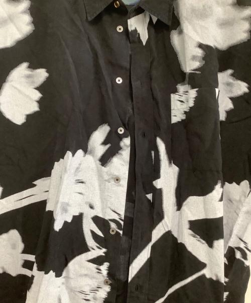 PAUL SMITH（ポールスミス）PAUL SMITH (ポールスミス) ノースリーブシャツ　FC-CR-51183 ブラック×ホワイト サイズ:Lの古着・服飾アイテム