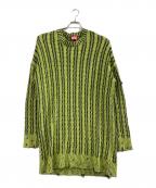 DIESELディーゼル）の古着「ニットワンピース」｜ライトグリーン