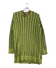 DIESEL（ディーゼル）の古着「ニットワンピース」｜ライトグリーン