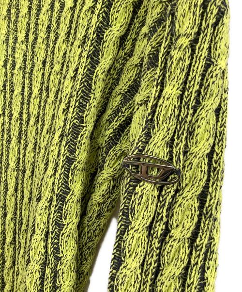 DIESEL（ディーゼル）DIESEL (ディーゼル) ニットワンピース ライトグリーン サイズ:Sの古着・服飾アイテム