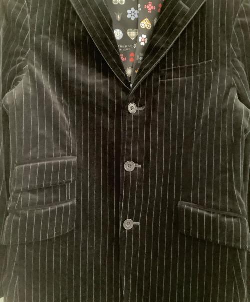 BURBERRY BLACK LABEL（バーバリーブラックレーベル）BURBERRY BLACK LABEL (バーバリーブラックレーベル) ベロテーラードアジャケット ブラック サイズ:Sの古着・服飾アイテム