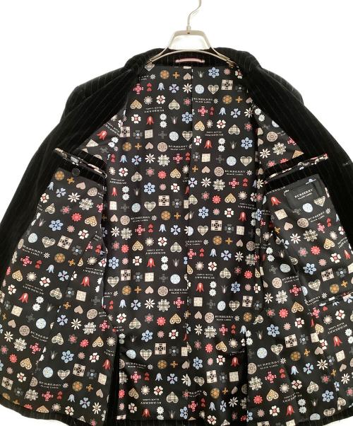 BURBERRY BLACK LABEL（バーバリーブラックレーベル）BURBERRY BLACK LABEL (バーバリーブラックレーベル) ベロテーラードアジャケット ブラック サイズ:Sの古着・服飾アイテム