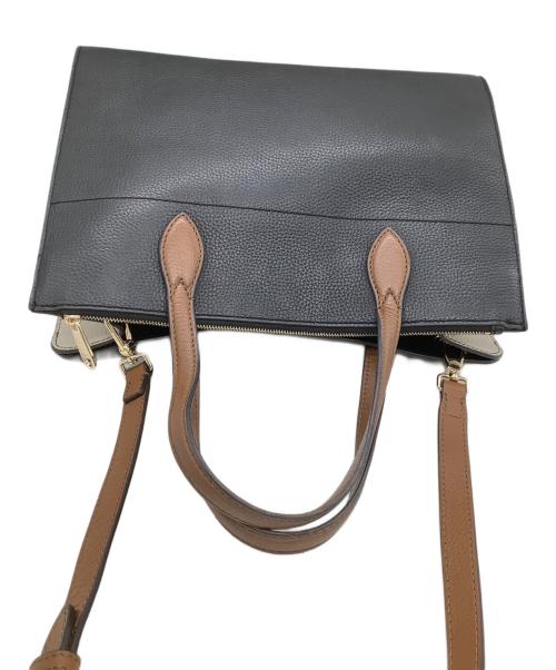 FURLA（フルラ）FURLA (フルラ) 2WAYバッグ ブラック×ホワイトの古着・服飾アイテム