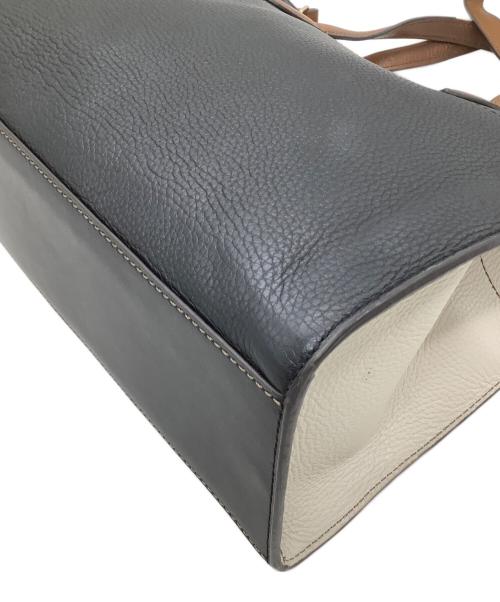 FURLA（フルラ）FURLA (フルラ) 2WAYバッグ ブラック×ホワイトの古着・服飾アイテム