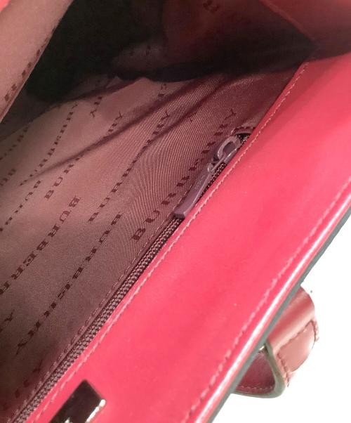 BURBERRY LONDON（バーバリーロンドン）BURBERRY LONDON (バーバリーロンドン) トートバッグ グレー×レッドの古着・服飾アイテム