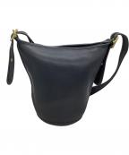 COACHコーチ）の古着「ショルダーバッグ OLD COACH」｜ネイビー