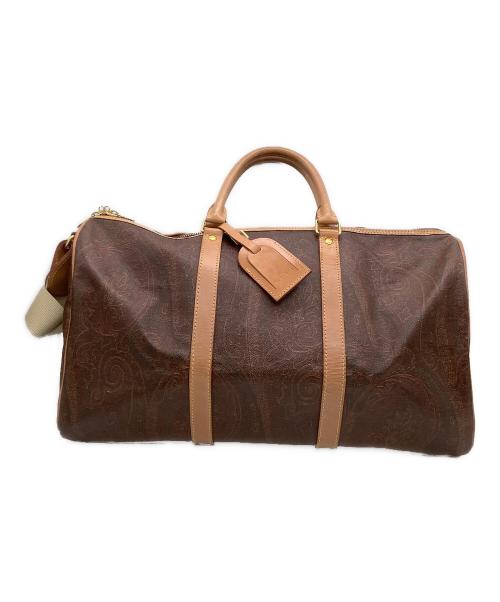 ETRO（エトロ）ETRO (エトロ) 2WAYボストンバッグ ブラウンの古着・服飾アイテム