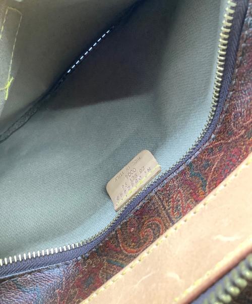 ETRO（エトロ）ETRO (エトロ) 2WAYボストンバッグ ブラウンの古着・服飾アイテム