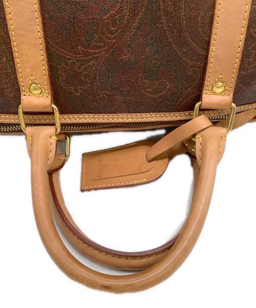 ETRO（エトロ）ETRO (エトロ) 2WAYボストンバッグ ブラウンの古着・服飾アイテム