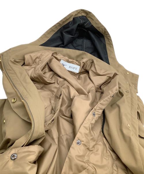 MIZUNO（ミズノ）MIZUNO (ミズノ) ROPE (ロペ) ナイロンコート　 ブラウン サイズ:38の古着・服飾アイテム
