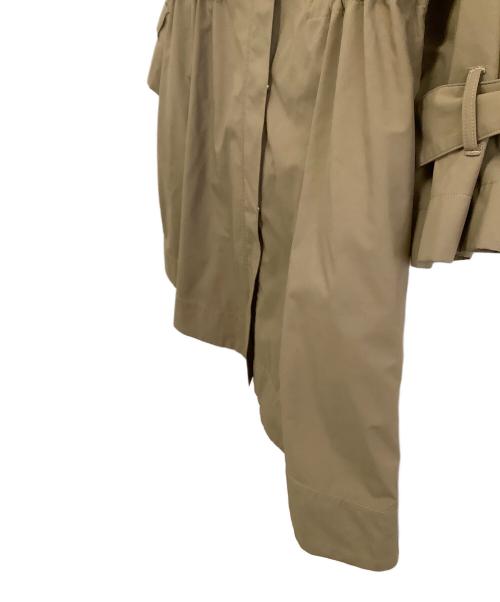 MIZUNO（ミズノ）MIZUNO (ミズノ) ROPE (ロペ) ナイロンコート　 ブラウン サイズ:38の古着・服飾アイテム