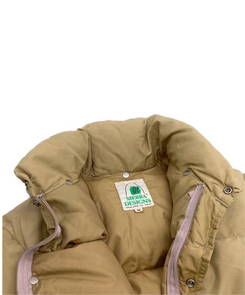 SIERRA DESIGNS（シエラデザインズ）SIERRA DESIGNS (シエラデザインズ) ダウンジャケット　70sタグ ベージュ サイズ:Mの古着・服飾アイテム