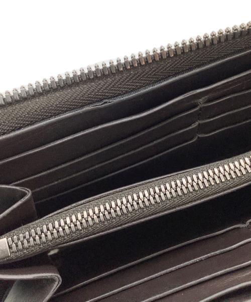 Berluti（ベルルッティ）Berluti (ベルルッティ) ラウンドファスナー財布 カリグラフィ ブラウンの古着・服飾アイテム