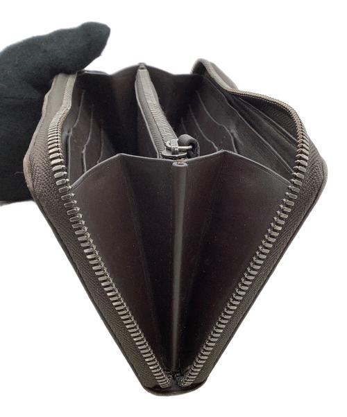 Berluti（ベルルッティ）Berluti (ベルルッティ) ラウンドファスナー財布 カリグラフィ ブラウンの古着・服飾アイテム