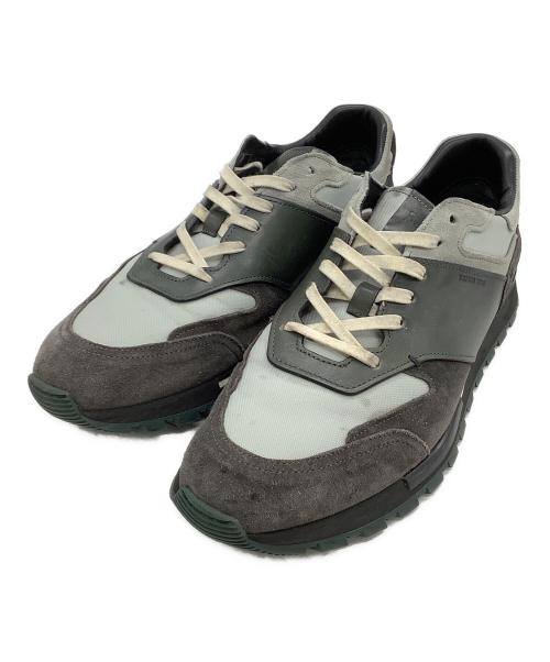 Berluti（ベルルッティ）Berluti (ベルルッティ) ローカットスニーカー ラントラックトリノ グリーン×ブラック サイズ:8の古着・服飾アイテム