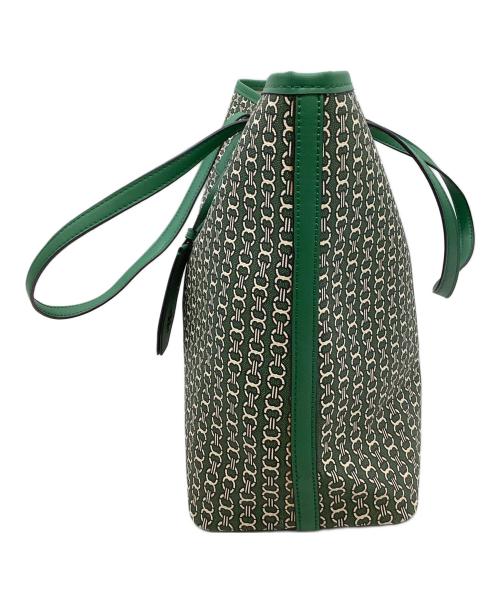 TORY BURCH（トリーバーチ）TORY BURCH (トリーバーチ) トートバッグ ジェミニリンク グリーンの古着・服飾アイテム