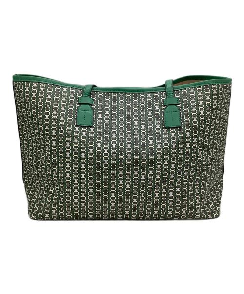 TORY BURCH（トリーバーチ）TORY BURCH (トリーバーチ) トートバッグ ジェミニリンク グリーンの古着・服飾アイテム