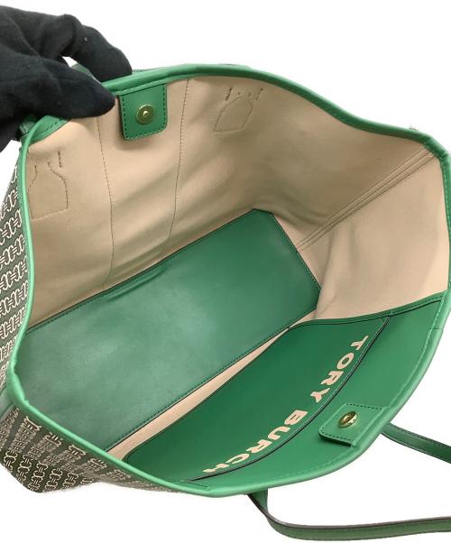 TORY BURCH（トリーバーチ）TORY BURCH (トリーバーチ) トートバッグ ジェミニリンク グリーンの古着・服飾アイテム