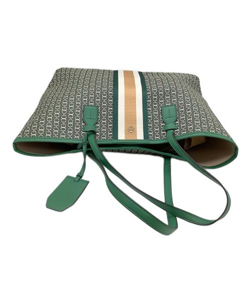 TORY BURCH（トリーバーチ）TORY BURCH (トリーバーチ) トートバッグ ジェミニリンク グリーンの古着・服飾アイテム