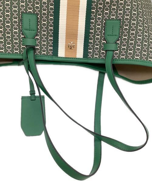 TORY BURCH（トリーバーチ）TORY BURCH (トリーバーチ) トートバッグ ジェミニリンク グリーンの古着・服飾アイテム