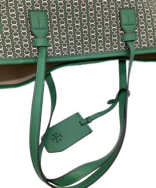 TORY BURCH（トリーバーチ）TORY BURCH (トリーバーチ) トートバッグ ジェミニリンク グリーンの古着・服飾アイテム