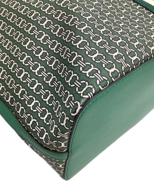 TORY BURCH（トリーバーチ）TORY BURCH (トリーバーチ) トートバッグ ジェミニリンク グリーンの古着・服飾アイテム