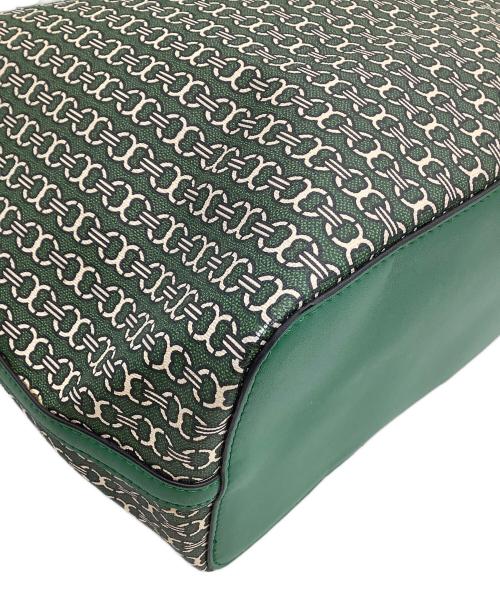 TORY BURCH（トリーバーチ）TORY BURCH (トリーバーチ) トートバッグ ジェミニリンク グリーンの古着・服飾アイテム