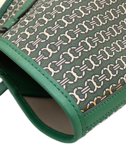 TORY BURCH（トリーバーチ）TORY BURCH (トリーバーチ) トートバッグ ジェミニリンク グリーンの古着・服飾アイテム