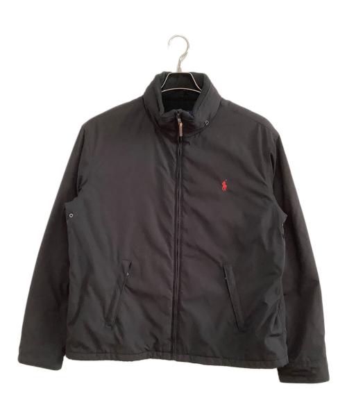 POLO RALPH LAUREN（ポロ・ラルフローレン）POLO RALPH LAUREN (ポロ・ラルフローレン) スタンドカラージャケット ブラック サイズ:XLの古着・服飾アイテム